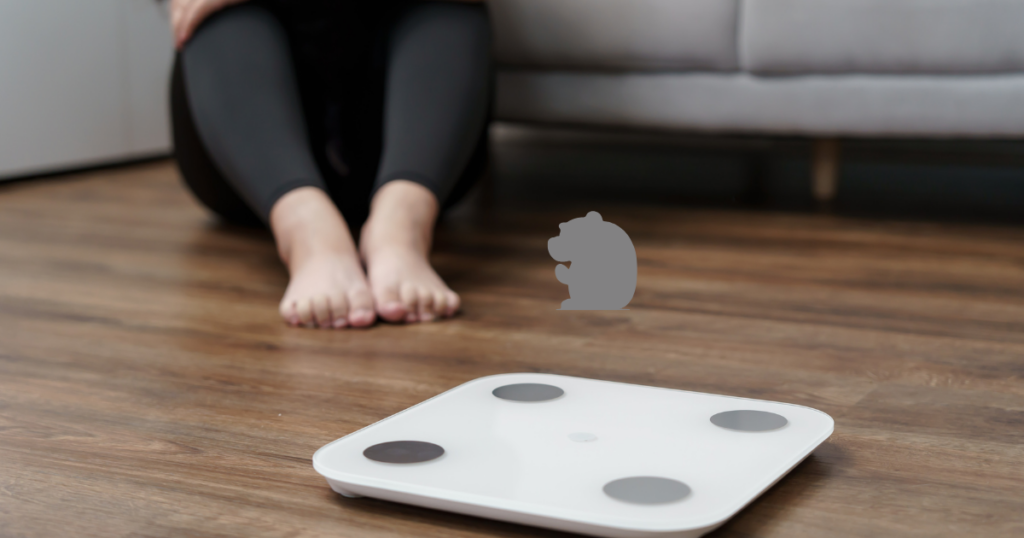 脂肪燃焼の仕組みを示す図。体脂肪が分解され、呼吸によってCO₂として体の外へ排出される流れ