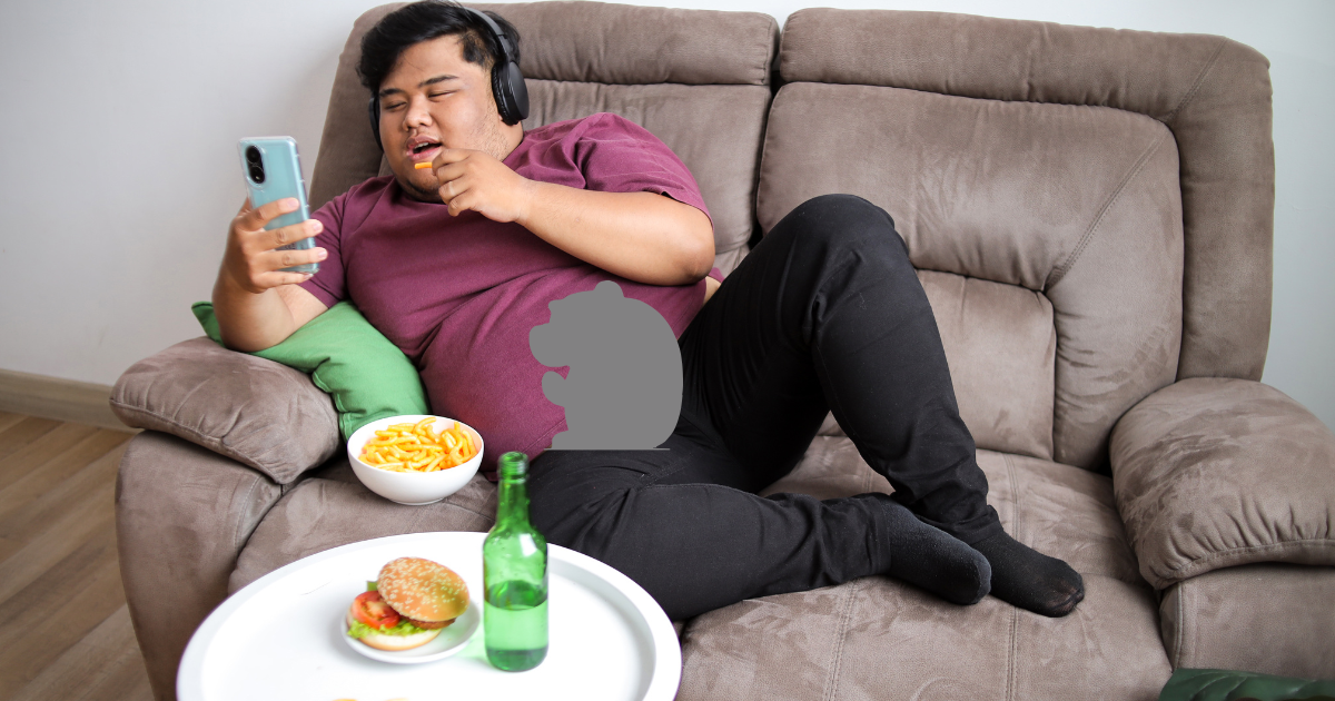 栄養不足によって体脂肪がエネルギーとして使えなくなる仕組みを示した図