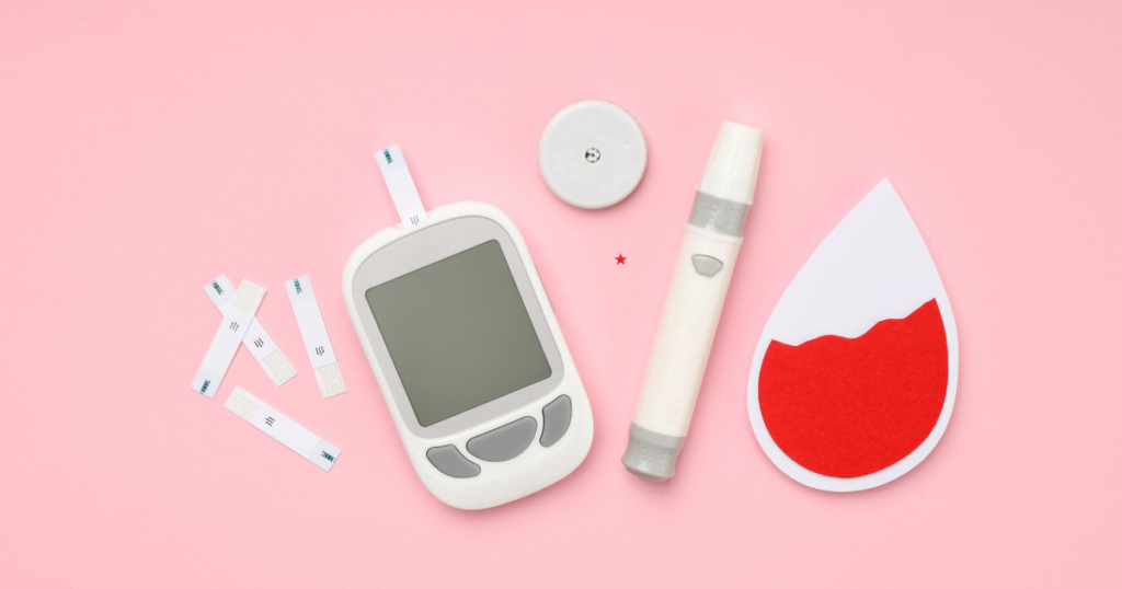 インスリン抵抗の仕組みを示す図。インスリンの命令が細胞に届きにくくなっている状態