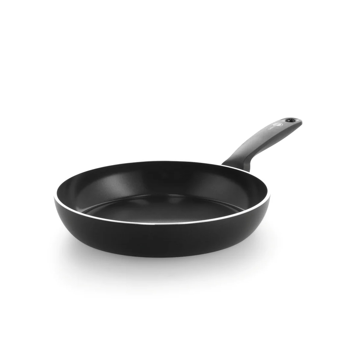 家族分の主菜を広く焼きやすい黒いグリーンパン トリノ26cm